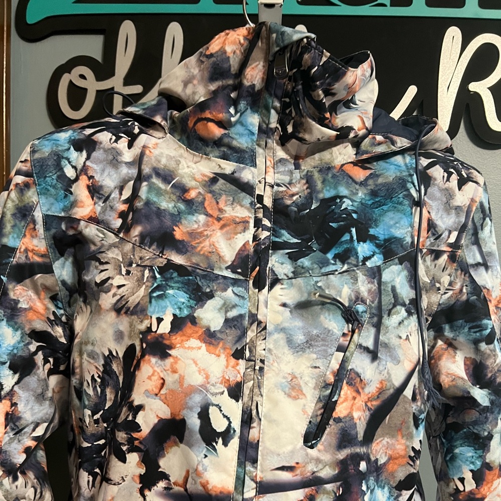 Roxy Dry Flight Technology Multicolor Floral Wint… - image 2